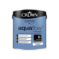 Crown Aquaflow Satin 2.5L - Brilliant White - STX-368530 