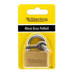 Sterling Economy Brass Padlock - 40mm - STX-368686 