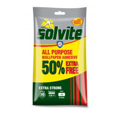 Solvite All Purpose Wallpaper Adhesive - 10 Roll Plus 50% - STX-368854 