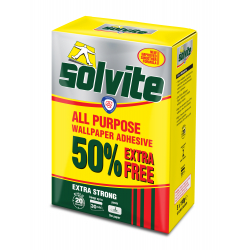 Solvite All Purpose Wallpaper Adhesive - 20 Roll Plus 50% - STX-368860 