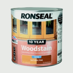 Ronseal 10 Year Woodstain Satin 250ml - Natural Pine - STX-370290 
