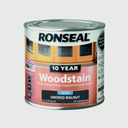 Ronseal 10 Year Woodstain Satin 250ml - Smoked Walnut - STX-370291 