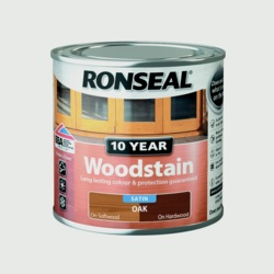 Ronseal 10 Year Woodstain Satin 250ml - Oak - STX-370292 