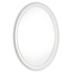 Innova Mist Free Oval Mirror - White - STX-370362 
