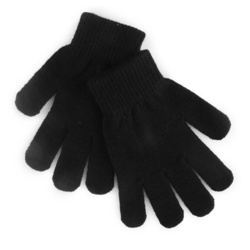RJM Kids Thermal Magic Gloves - Black - STX-373047 