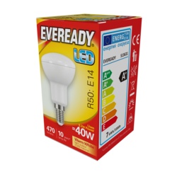 Eveready LED R50 6.2W - 470lm Warm White 3000k E14 - STX-373314 