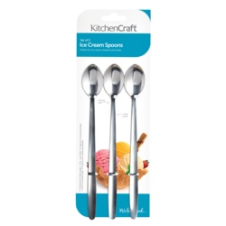 KitchenCraft Icecream/Soda Spoon - 3 Piece - STX-373542 