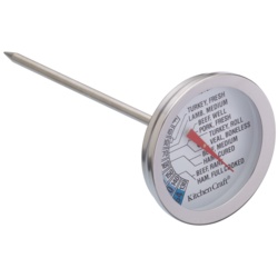 KitchenCraft Stainless Steel Meat Thermometer - 5cm - STX-373571 