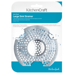 KitchenCraft Aluminium Sink Strainer - 13cm Large - STX-373665 