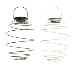 Lumineo LED Solar Metal Wire Warm White 25 Light - 16cm - STX-373729 