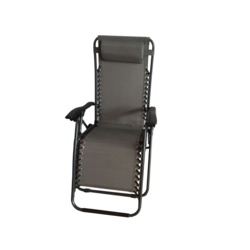 SupaGarden Zero Gravity Chair - Grey / Black - STX-374070 