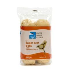 RSPB Fat Balls With Sunflower Hearts - Pack 6 - STX-374134 