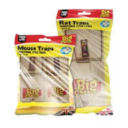 The Big Cheese Wooden Mouse Trap - 4 Pack - STX-374333 