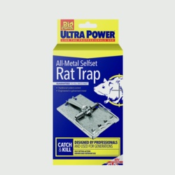 Ultra Power All Metal Self Set Rat Trap - STX-374338 