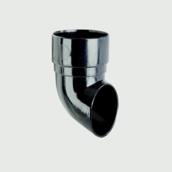 Polypipe Mini Downpipe Shoe 50mm - Black - STX-376417 