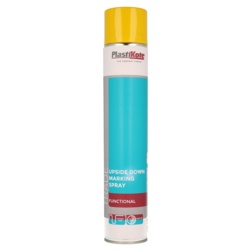 PlastiKote Upside Down Marking Spray 750ml - Yellow - STX-376467 