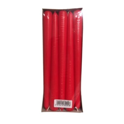 Prices Dinner Candles Pack 10 - Red - STX-377448 