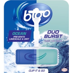 Bloo Duo Burst Toilet Rim Block - Ocean 40g - STX-377860 