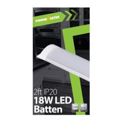 Powermaster LED IP20 Batten - 60cm 18w - STX-377993 