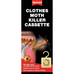 Rentokil Clothes Moth Killer Cassette - Pack 4 - STX-382130 