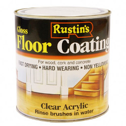 Rustins Quick Dry Acrylic Floor Coating Gloss - 1L - STX-387200 