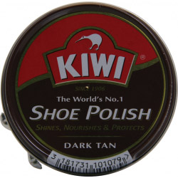 Kiwi Shoe Polish Dark Tan - 50ml - STX-390542 