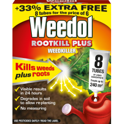 Weedol Rootkill Plus Liquidose - 6 Tubes Plus 2 Free - STX-396625 