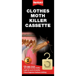 Rentokil Clothes Moth Killer Cassette - Twin Pack - STX-399105 