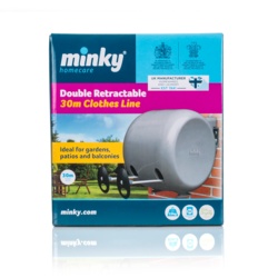 Minky Retractable Clothes Line - 2 x 15m - STX-404808 