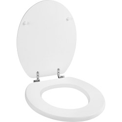 SupaHome Deluxe MDF White Toilet Seat - STX-414694 