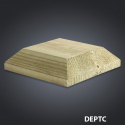 Cheshire Mouldings Decking Patrice Cap - 110mm - STX-419921 