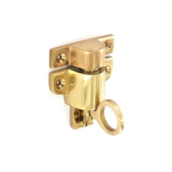 Securit Brass Fanlight Catch - 65mm - STX-421860 