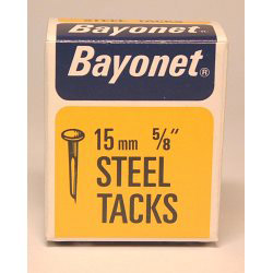 Bayonet Tacks (Fine Cut Steel) - Blue (Box Pack) - 15mm - STX-429880 