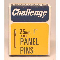 Challenge Panel Pins - Bright Steel (Box Pack) - 25mm - STX-429953 