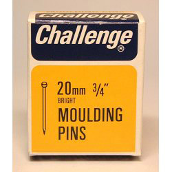 Challenge Moulding Pins (Veneer Pins) - Bright Steel (Box Pack) - 20mm - STX-430002 
