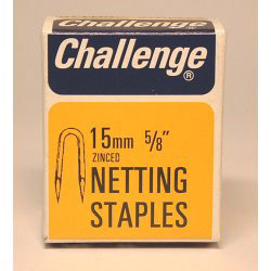 Challenge Netting Staples - Zinc Plated (Box Pack) - 15mm - STX-430025 