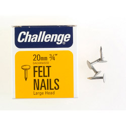 Challenge Felt - Extra Large - Head Clout Nails - Galvanised (Box Pack) - 20mm - STX-430270 