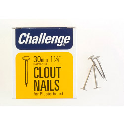 Challenge Clout - Plasterboard Nails - Galvanised (Box Pack) - 30mm - STX-430287 
