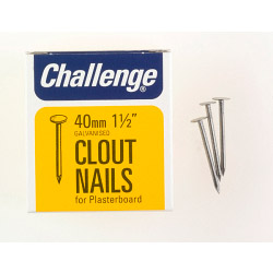 Challenge Clout - Plasterboard Nails - Galvanised (Box Pack) - 40mm - STX-430293 