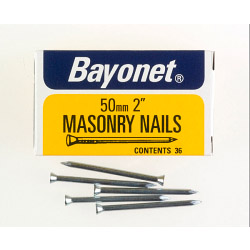 Bayonet Masonry Nails - Zinc Plated (Box Pack) - 50mm - STX-430366 