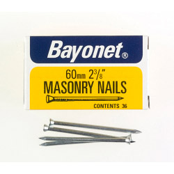 Bayonet Masonry Nails - Zinc Plated (Box Pack) - 60mm - STX-430372 