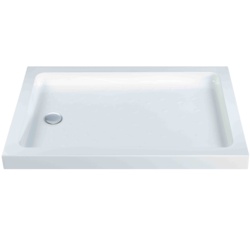 SP High Wall ABS Cap Stone Resin Shower Trays - 1200 x 760 x 80mm - STX-430757 