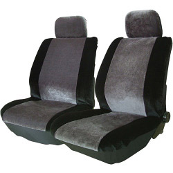 Streetwize Alpha Universal Lo-Back "Velour Style" - Pair of Seat Covers - STX-433339 