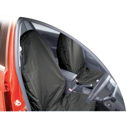 Streetwize Water Resistant Universal Seat Protectors - Full Set - Black - STX-433503 