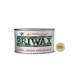 Briwax Natural Wax - 400g Medium Brown - STX-440845 