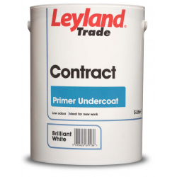 Leyland Trade Contract Acrylic Primer Undercoat - 5L Brilliant White - STX-447006 