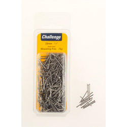Challenge Moulding Pins (Veneer Pins) - Bright Steel (Folding Clam Pack Pack) - 20mm - STX-450588 