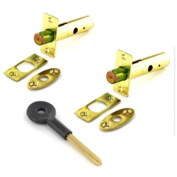 Securit Security Bolts + Key - Pack 2 - STX-457146 