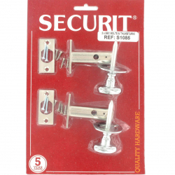 Securit Security Bolts and Thumb Turns - x 2 - STX-457260 