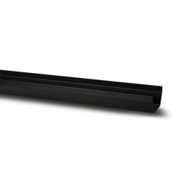 Polypipe Square Gutter - 4m Black - STX-476071 